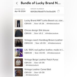 Bundle for @lindascouture